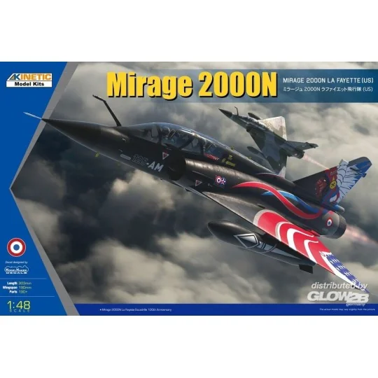 Mirage 2000N La Fayette US 1/48 KINETIC K48124 - 2 K48124-Mirage 2000N La Fayette US 1/48 KINETIC - K48124