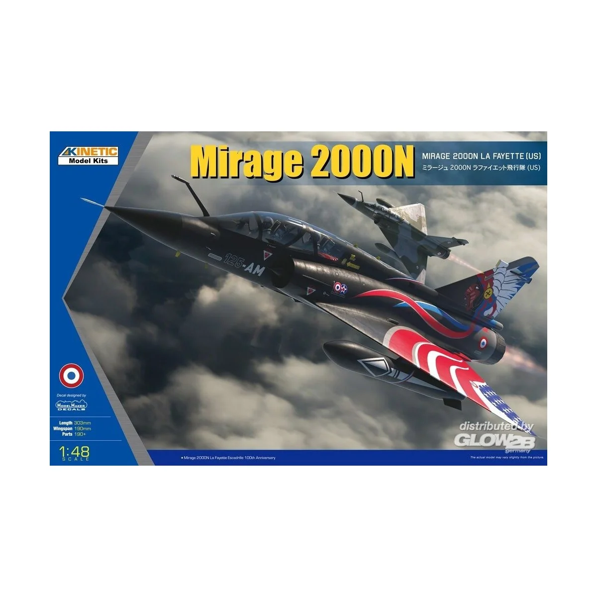Mirage 2000N La Fayette US 1/48 KINETIC K48124 - 2 Mirage 2000N La Fayette US 1/48 KINETIC K48124 - 2