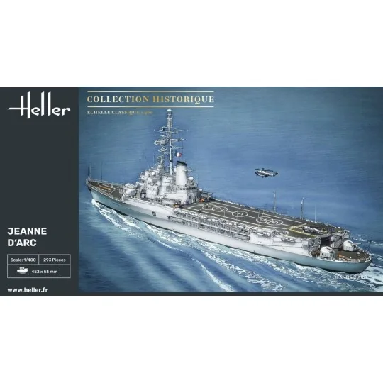 HEL-81034-Bateau Jeanne d'Arc 1/400 Heller