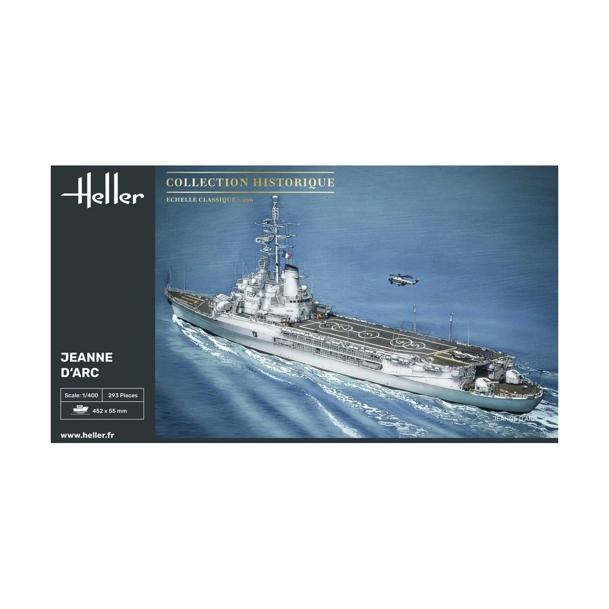 Boat Jeanne d'Arc 1/400 Heller Heller HEL-81034 - 2 Boat Jeanne d'Arc 1/400 Heller Heller HEL-81034 - 2