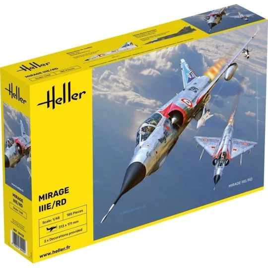 HEL-30422-Mirage III E/RD 1/48 Heller