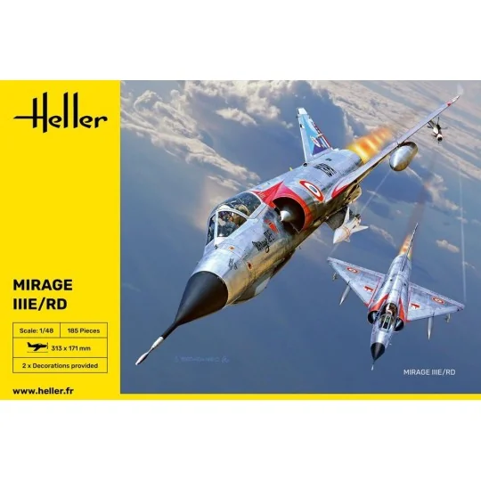 Mirage III E/RD 1/48 Heller Heller HEL-30422 - 2 HEL-30422-Mirage III E/RD 1/48 Heller - HEL-30422