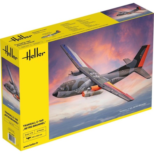 HEL-80358-Aircraft Transall C-160 Retro Brummel 1/72 Heller