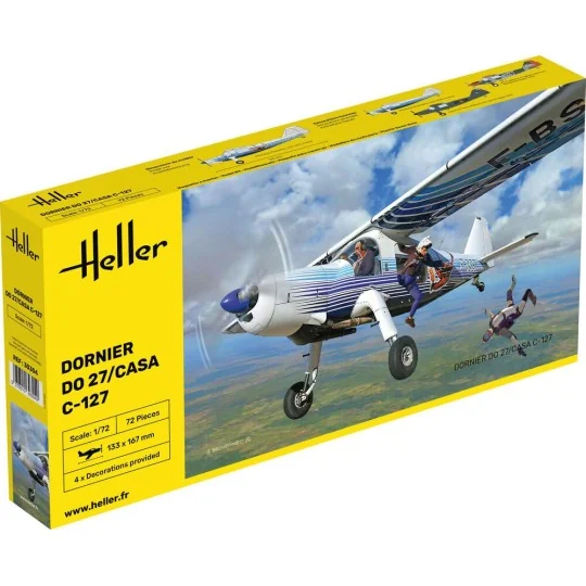 Aircraft Dornier DO 27/CASA C-127 1/72 Heller Heller HEL-30304 - 1 HEL-30304-Aircraft Dornier DO 27/CASA C-127 1/72 Heller - HEL-30304