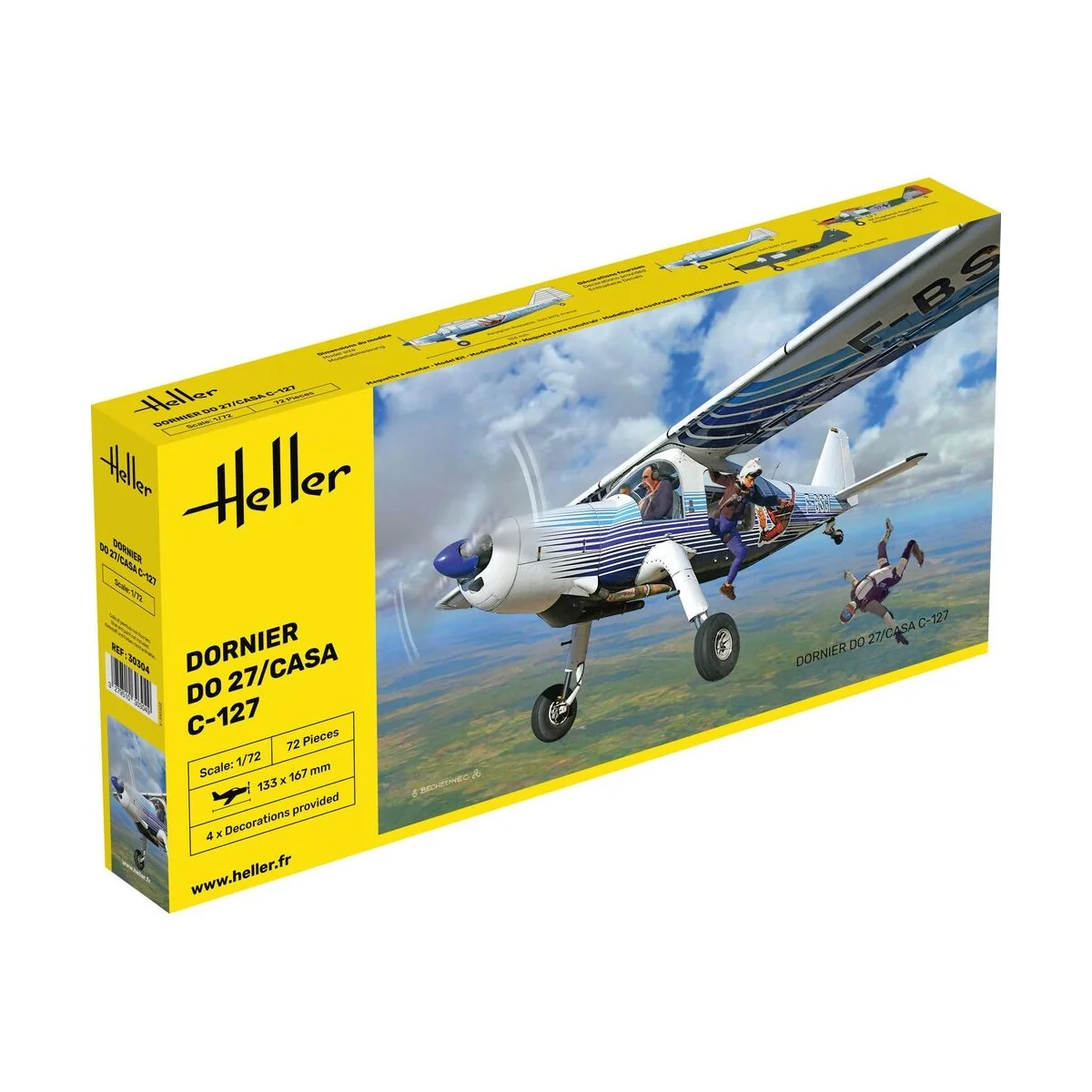 Aircraft Dornier DO 27/CASA C-127 1/72 Heller Heller HEL-30304 - 1 Aircraft Dornier DO 27/CASA C-127 1/72 Heller Heller HEL-30304 - 1