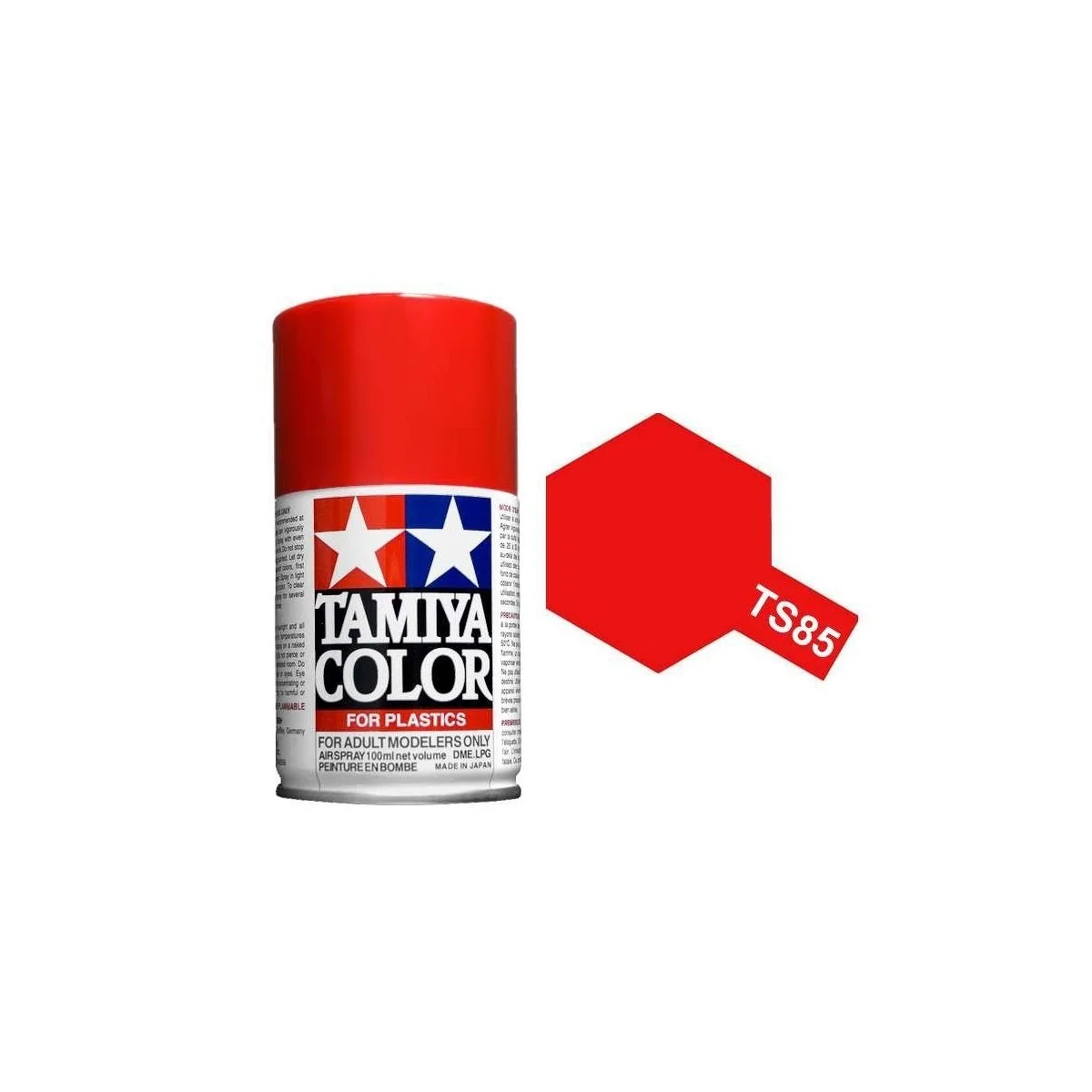 Tamiya TS85 Bright Mica Red Spray Paint - 85085