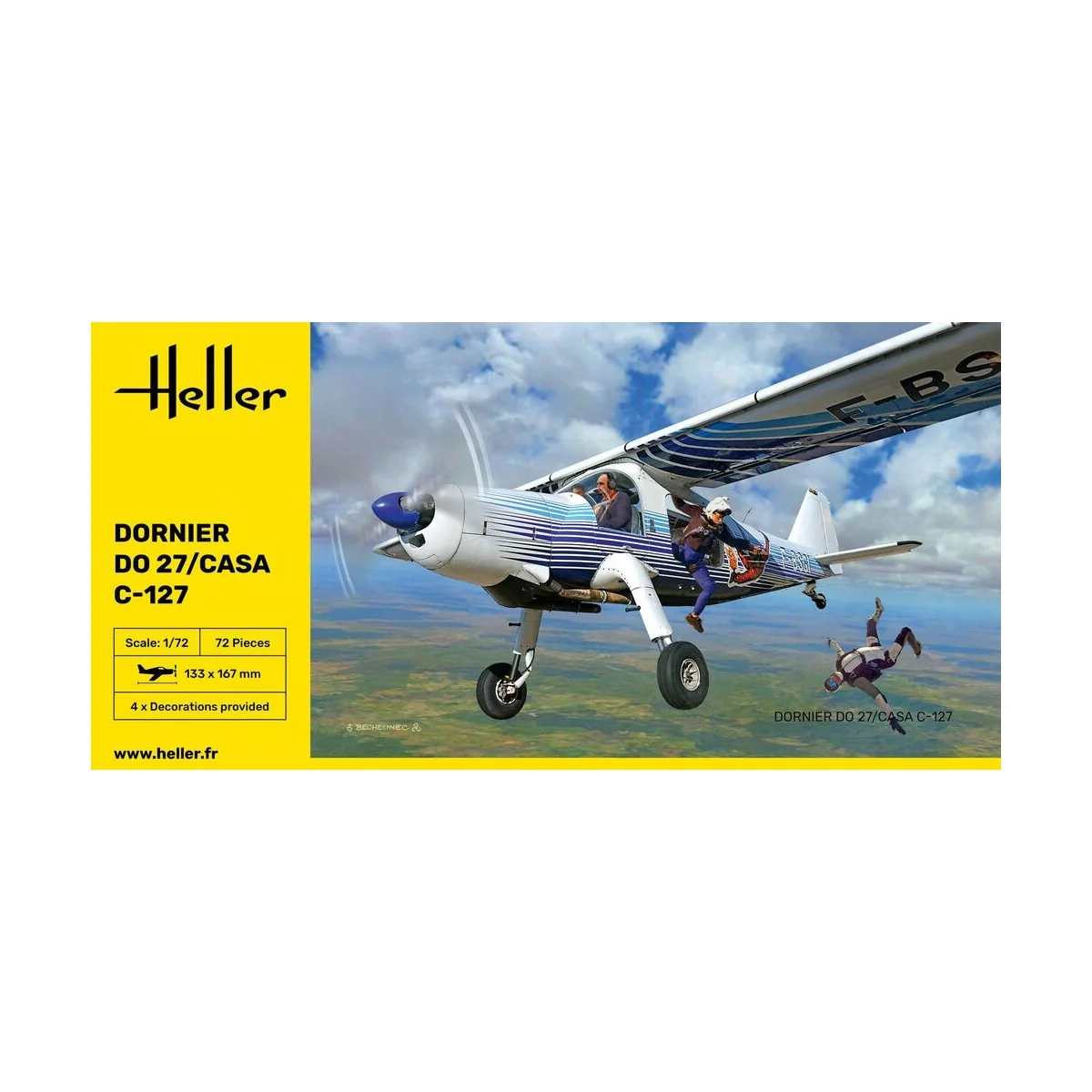 Aircraft Dornier DO 27/CASA C-127 1/72 Heller Heller HEL-30304 - 2 Aircraft Dornier DO 27/CASA C-127 1/72 Heller Heller HEL-30304 - 2