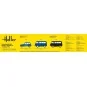 HEL-52325-Set Renault Estafette and Renault 4TL Gendarmerie 1/24 Heller + glue and paints - HEL-52325