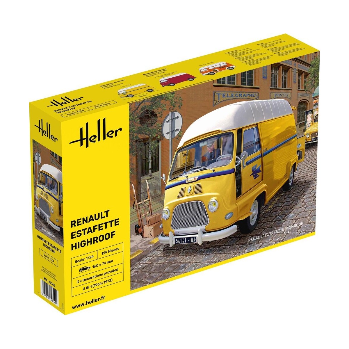 Renault Estafette High roof1/24 Heller Heller HEL-80740 - 1
