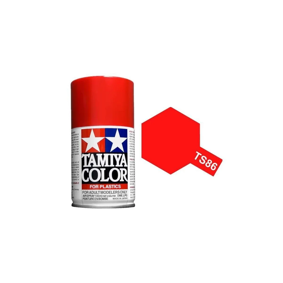 Peinture bombe Rouge brillant TS86 Tamiya Tamiya 85086 - 1