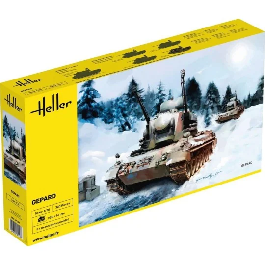 Gepard 1/35 Heller tank Heller HEL-81127 - 1 HEL-81127-Gepard 1/35 Heller tank - HEL-81127