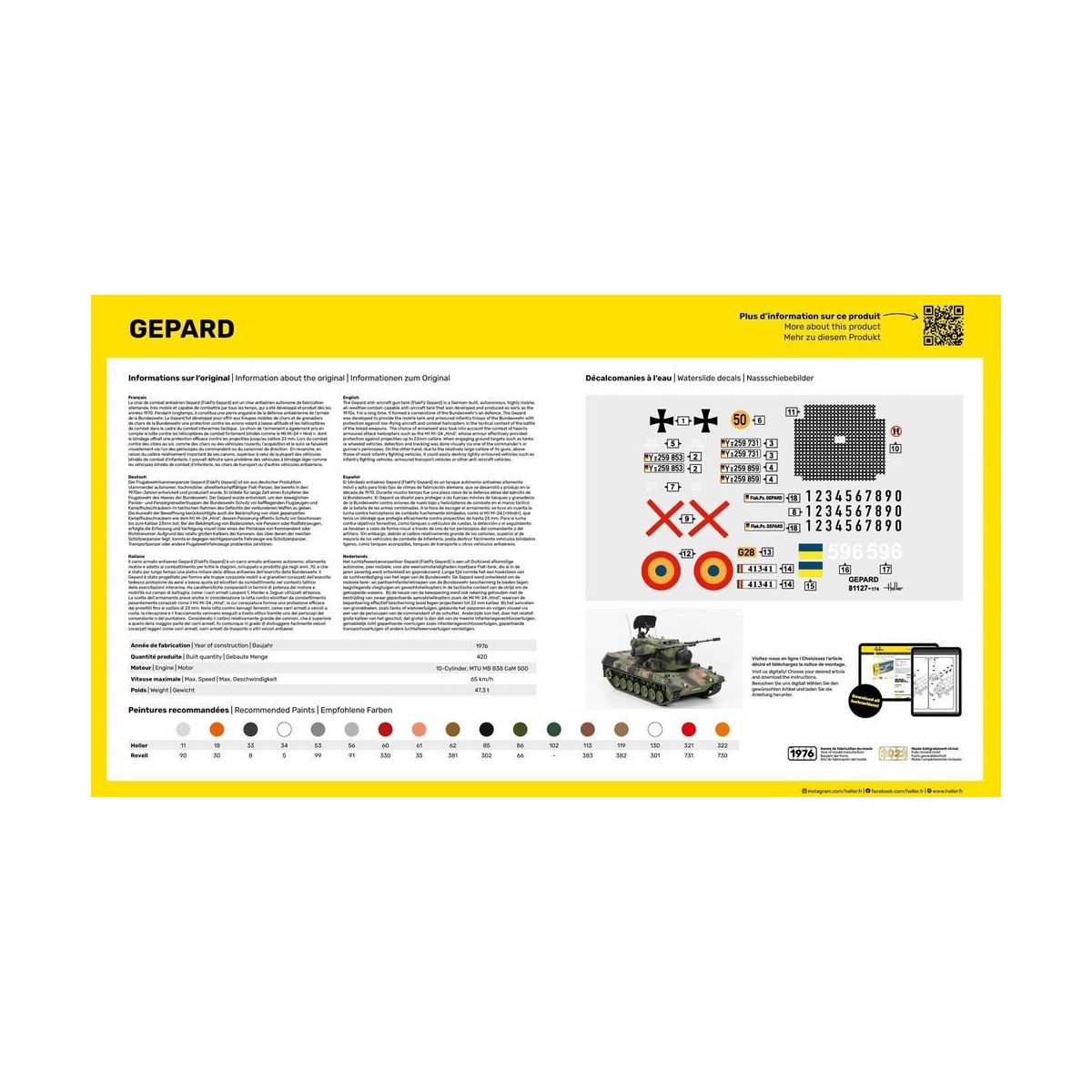 Gepard 1/35 Heller tank Heller HEL-81127 - 2