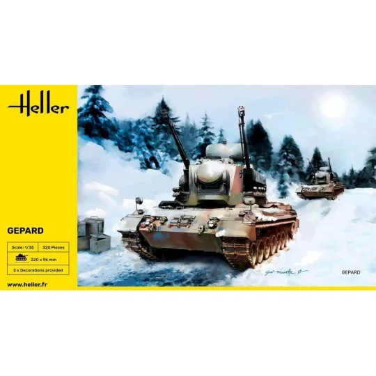 Gepard 1/35 Heller tank Heller HEL-81127 - 2 HEL-81127-Gepard 1/35 Heller tank - HEL-81127