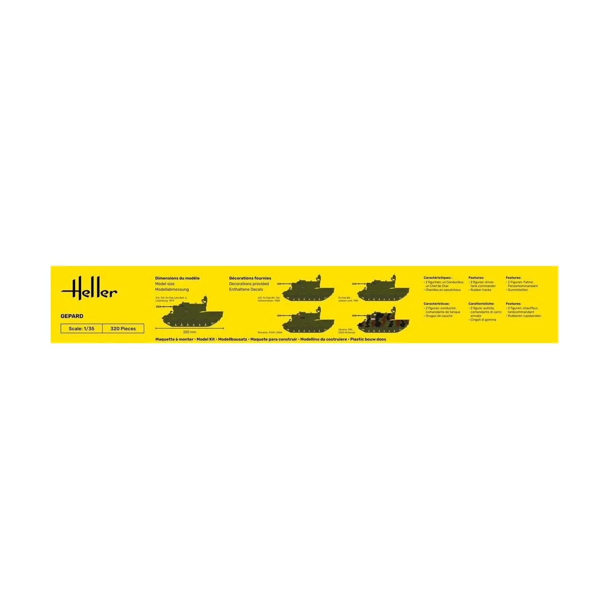 Char Gepard 1/35 Heller Heller HEL-81127 - 3