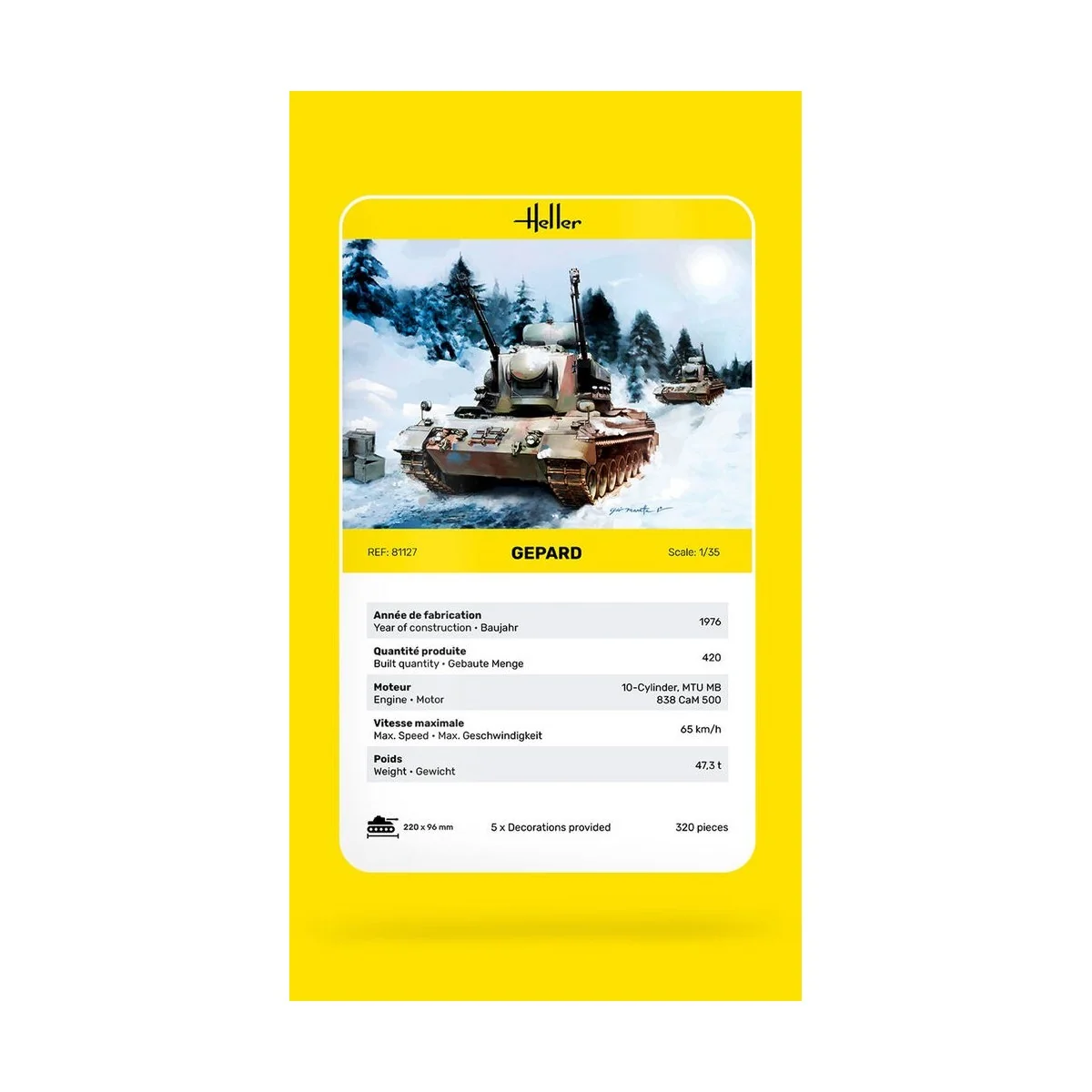 Char Gepard 1/35 Heller Heller HEL-81127 - 4
