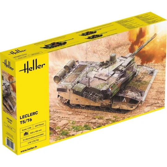 Char Leclerc T5/T6 1/35 Heller Heller HEL-81142 - 1 HEL-81142-Char Leclerc T5/T6 1/35 Heller - HEL-81142