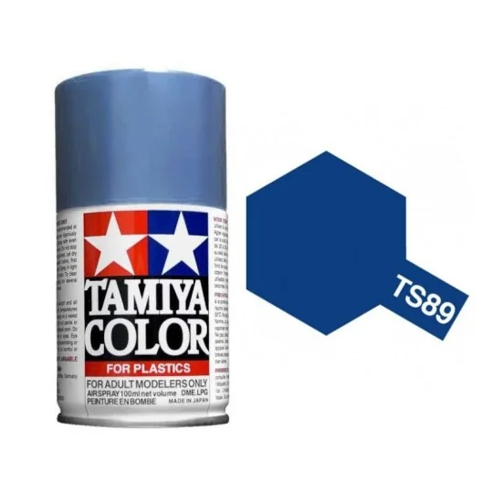 85089-Tamiya Red Bull TS89 Pearlescent Blue Spray Paint - 85089