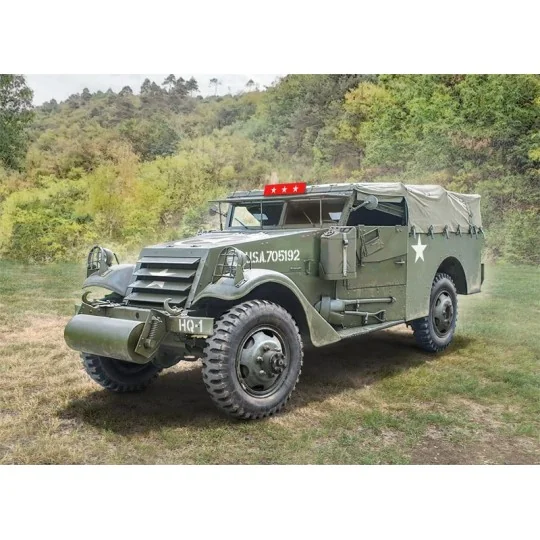 I7063-Véhicule militaire Scout Car M3A1 1/72 Italeri - I7063