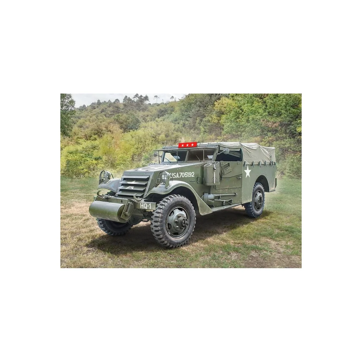 Véhicule militaire Scout Car M3A1 1/72 Italeri Italeri I7063 - 1