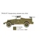 I7063-Véhicule militaire Scout Car M3A1 1/72 Italeri - I7063