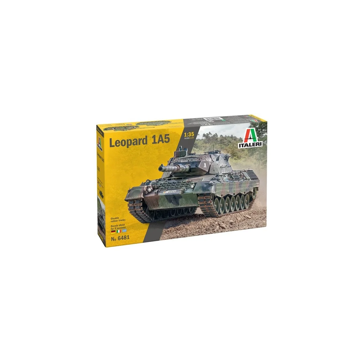 Leopard 1A5 1/35 Italeri tank Italeri I6481 - 2
