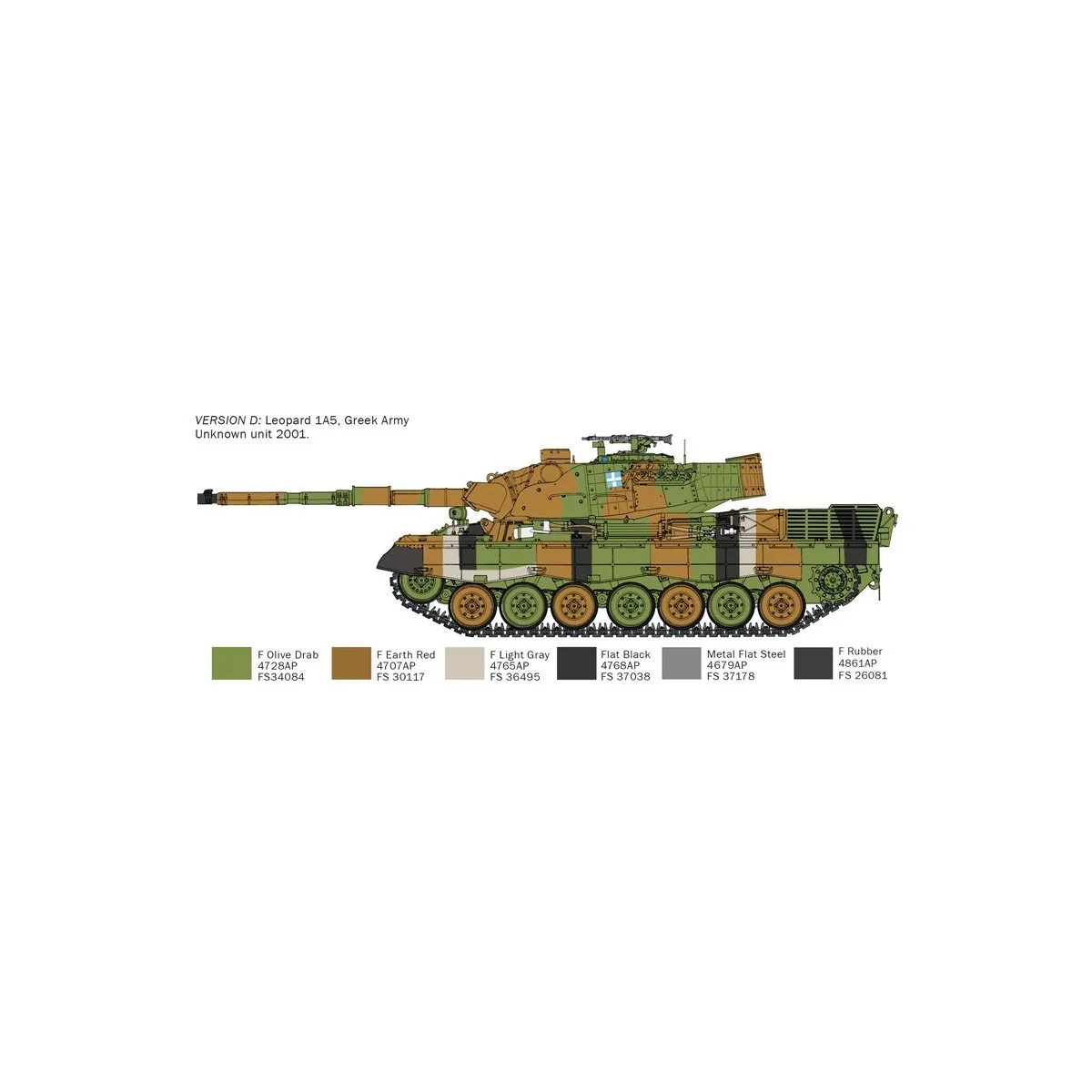 Leopard 1A5 1/35 Italeri tank Italeri I6481 - 6