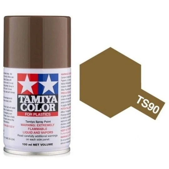 85090-Peinture bombe Brun JGSDF TS90 Tamiya - 85090