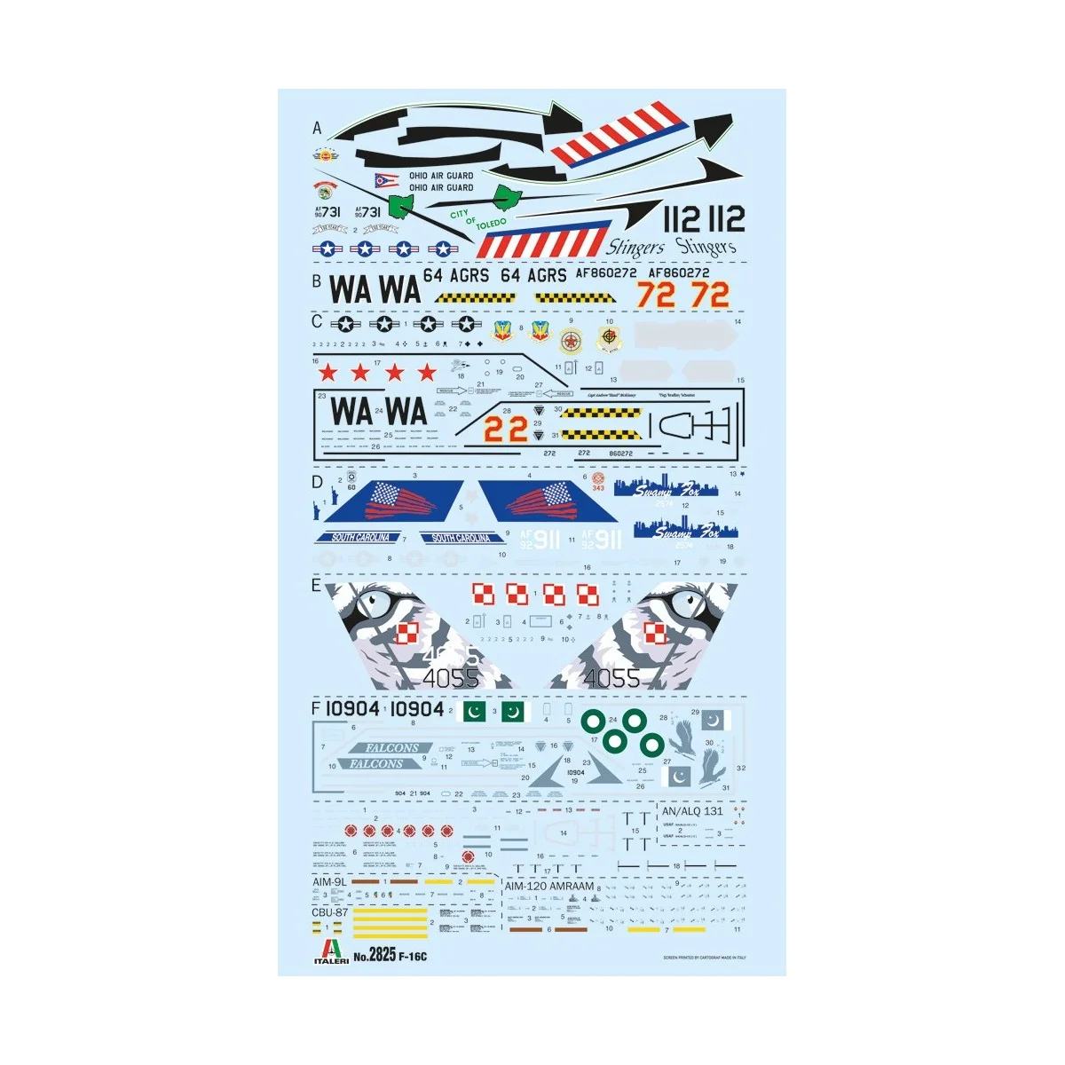 Avion F-16C Fighting Falcon 1/48 Italeri Italeri I2825 - 3