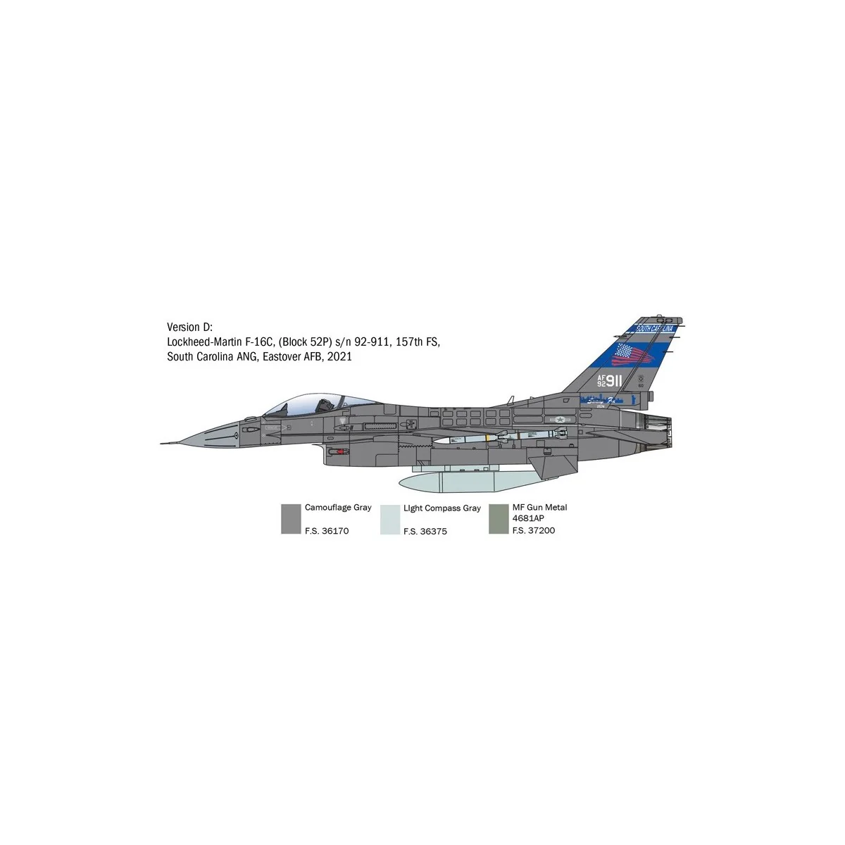 Avion F-16C Fighting Falcon 1/48 Italeri Italeri I2825 - 7