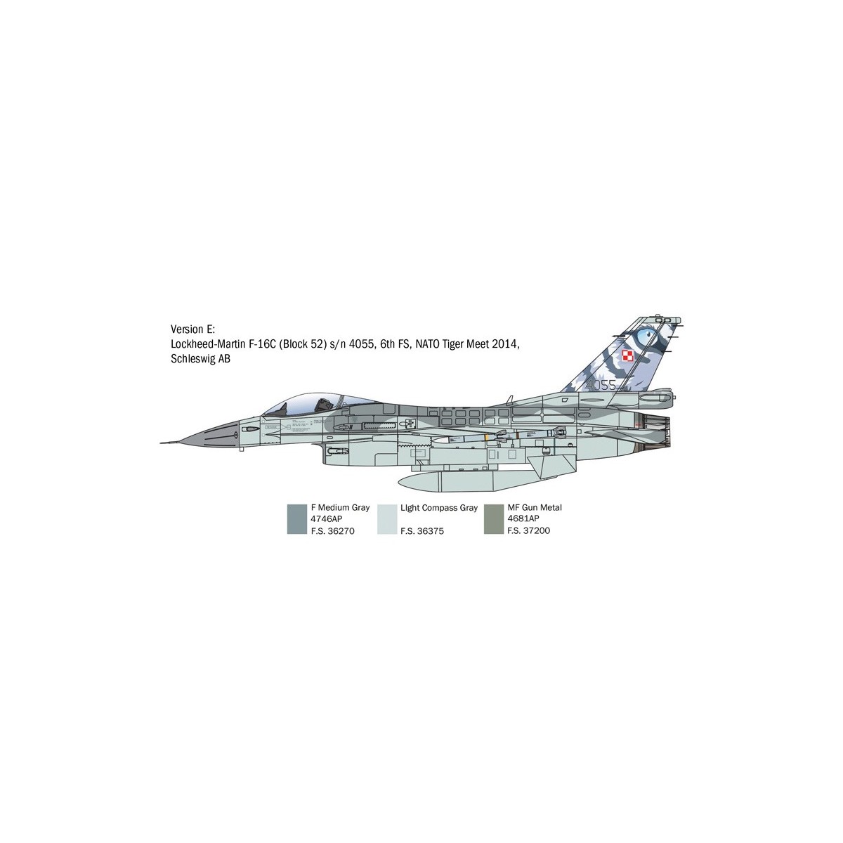 F-16C Fighting Falcon 1/48 Italeri aircraft Italeri I2825 - 8