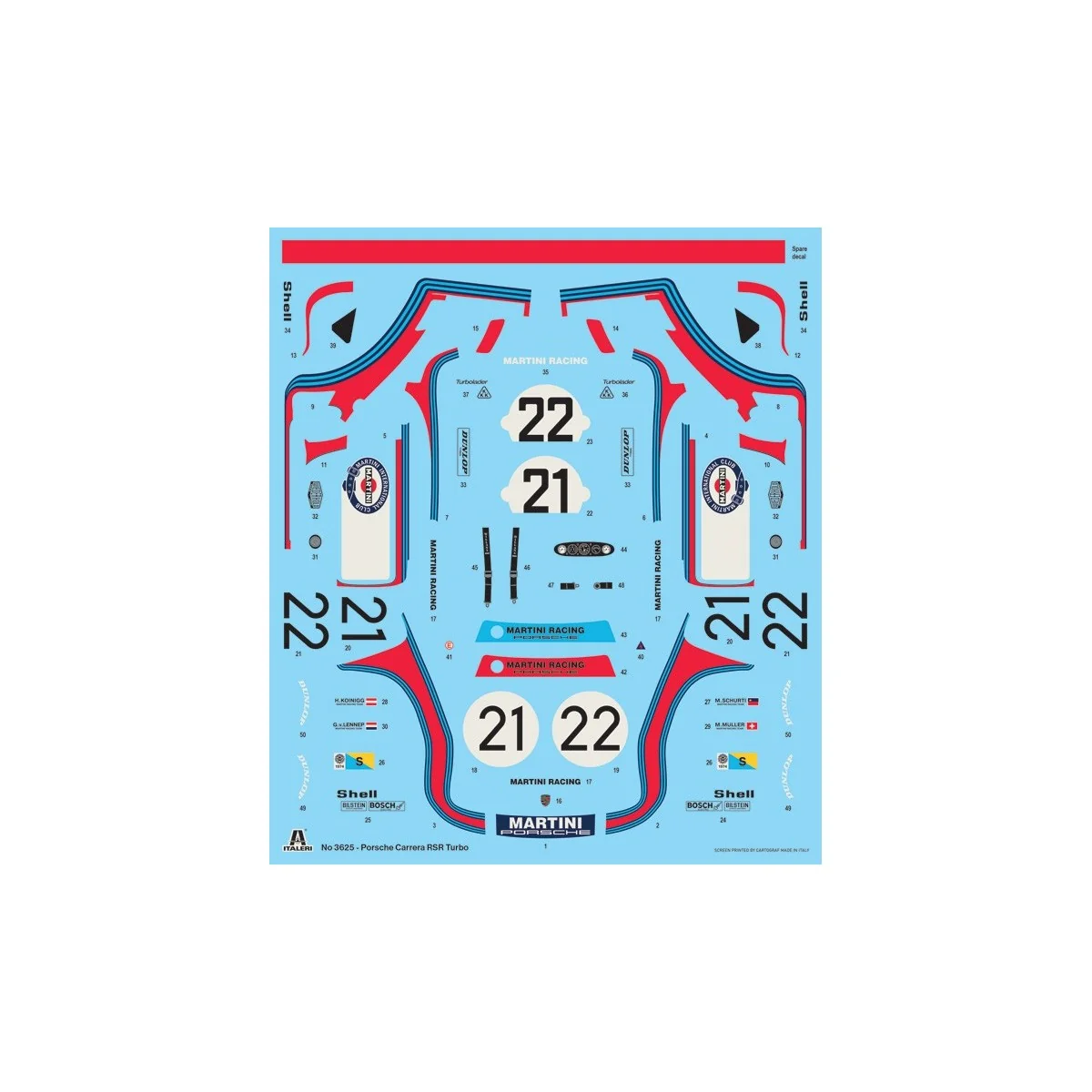 Porsche Carrera RSR Turbo 1/24 Italeri Italeri I3625 - 2