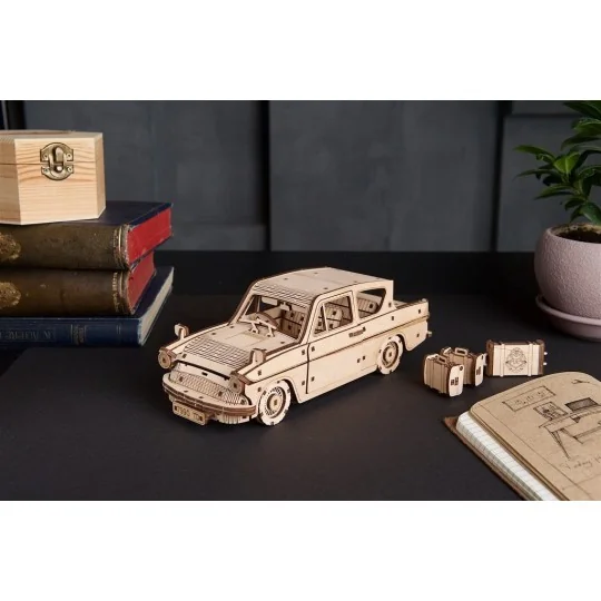 Flying car Anglia Harry Potter Puzzle 3D wood UGEARS UGEARS UG-70173 - 3 UG-70173-Flying car Anglia Harry Potter Puzzle 3D wood UGEARS - UG-70173