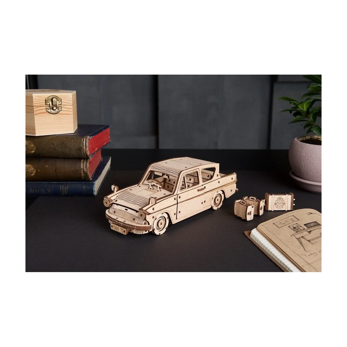 Voiture volante Anglia Harry Potter Puzzle 3D bois UGEARS UGEARS UG-70173 - 3