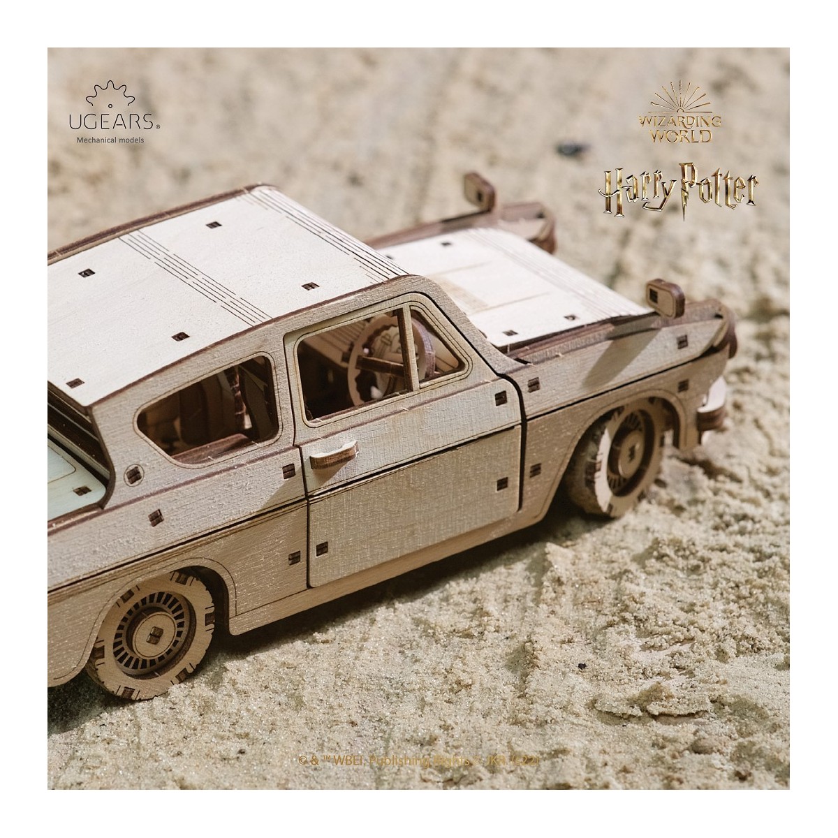 Voiture volante Anglia Harry Potter Puzzle 3D bois UGEARS UGEARS UG-70173 - 7