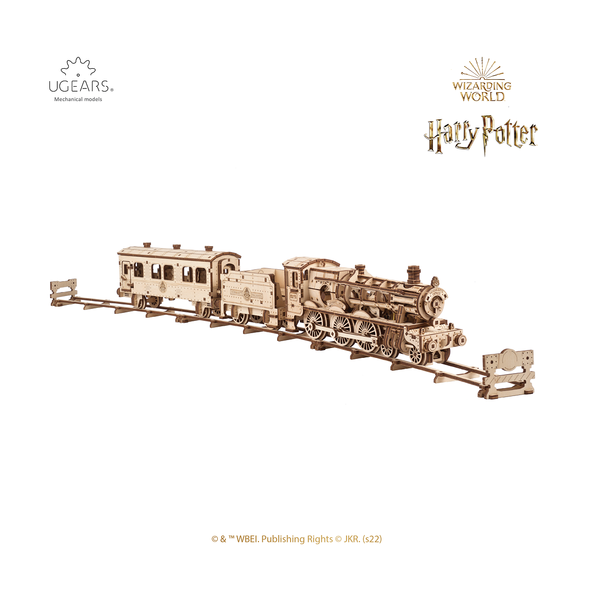 Train Le Poulard Express Harry Potter Puzzle 3D wood UGEARS UGEARS UG-70176 - 1