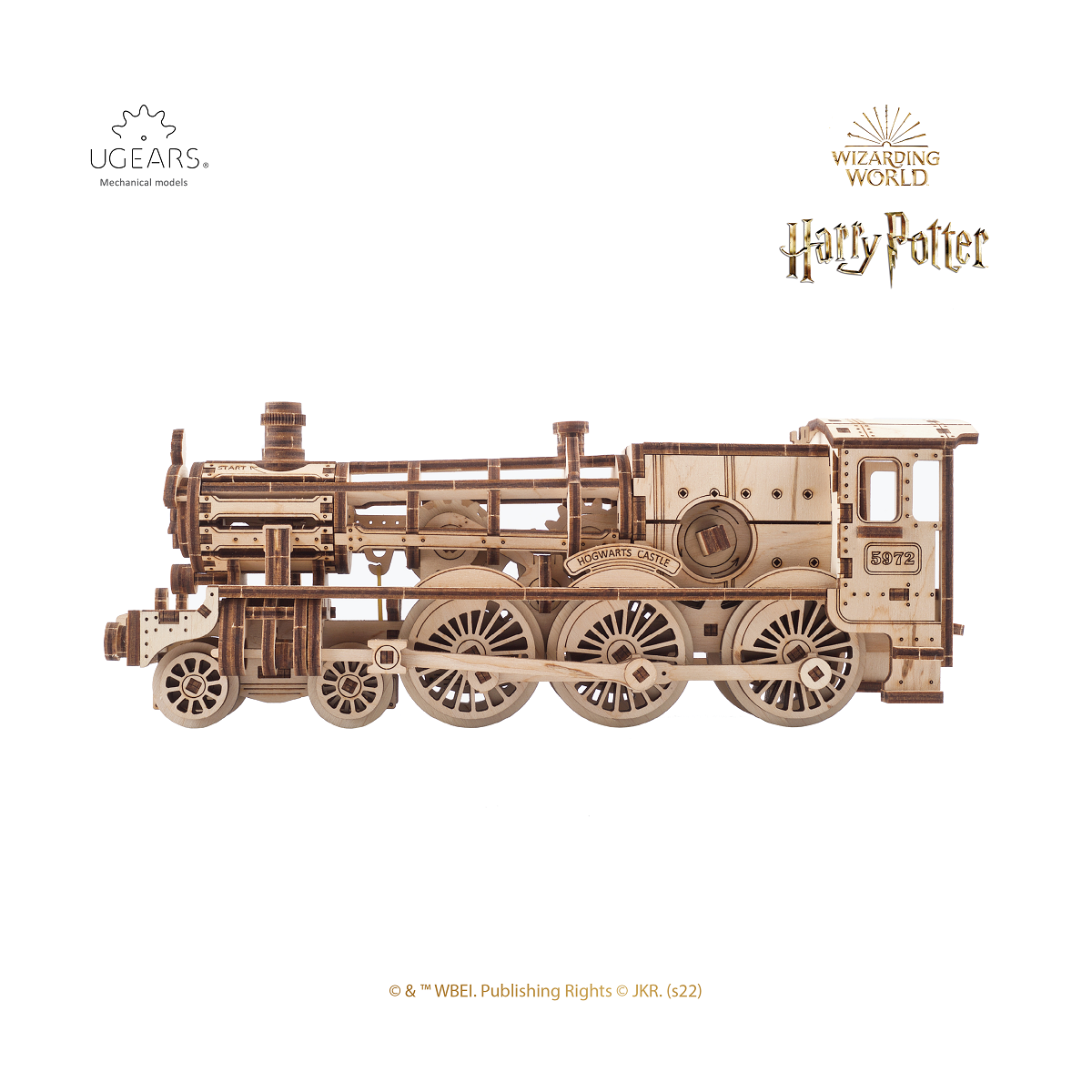 Train Le Poulard Express Harry Potter Puzzle 3D bois UGEARS UGEARS UG-70176 - 2