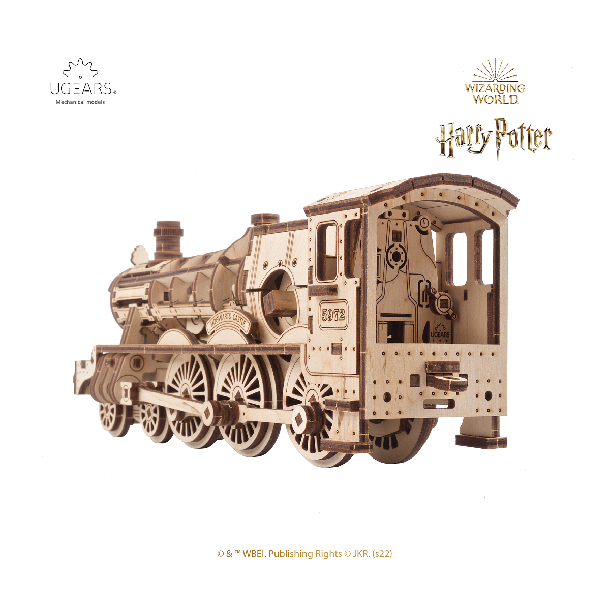 Train Le Poulard Express Harry Potter Puzzle 3D bois UGEARS UGEARS UG-70176 - 4