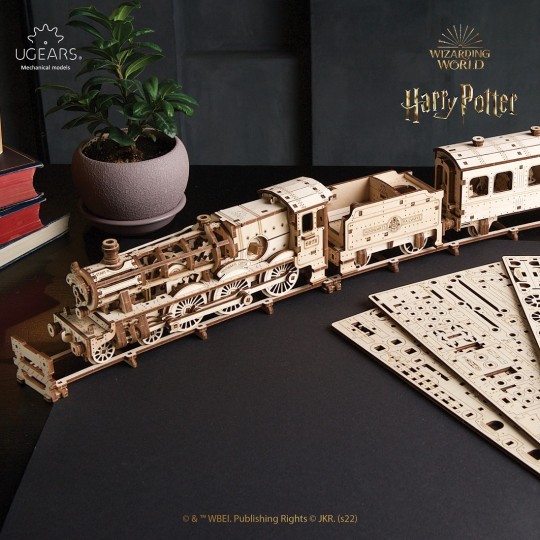 UG-70176-Train Le Poulard Express Harry Potter Puzzle 3D bois UGEARS