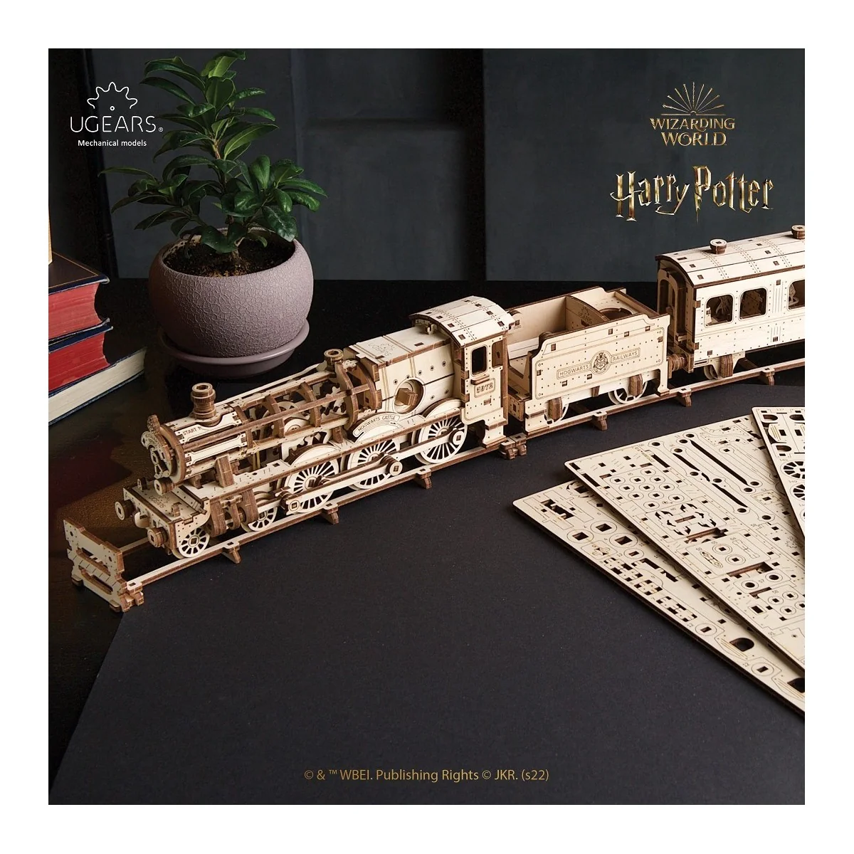 Train Le Poulard Express Harry Potter Puzzle 3D bois UGEARS UGEARS UG-70176 - 5 Train Le Poulard Express Harry Potter Puzzle 3D bois UGEARS UGEARS UG-70176 - 5