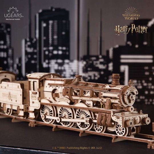 UG-70176-Train Le Poulard Express Harry Potter Puzzle 3D wood UGEARS