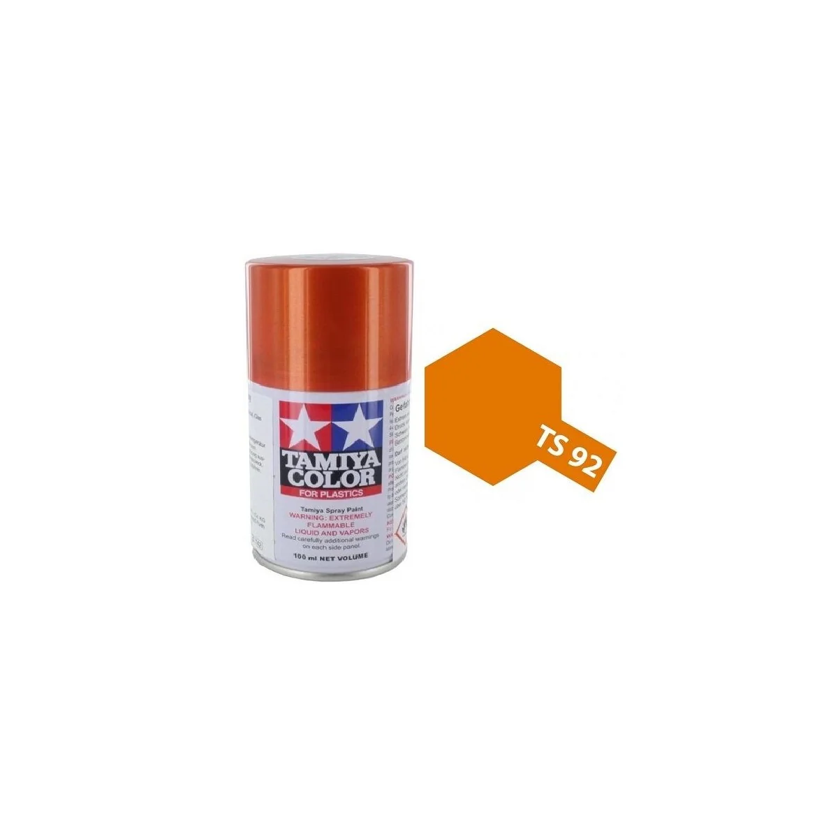 Paint bomb Orange metallic TS92 Tamiya - 85092 Paint bomb Orange metallic TS92 Tamiya - 85092