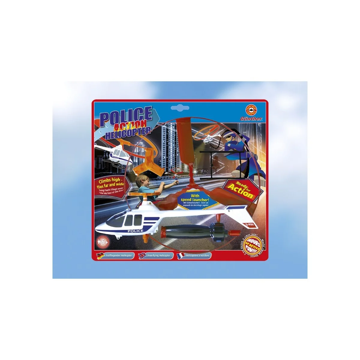 Outdoor action police helicopter - Gunther Gunther GUN-1684 - 2