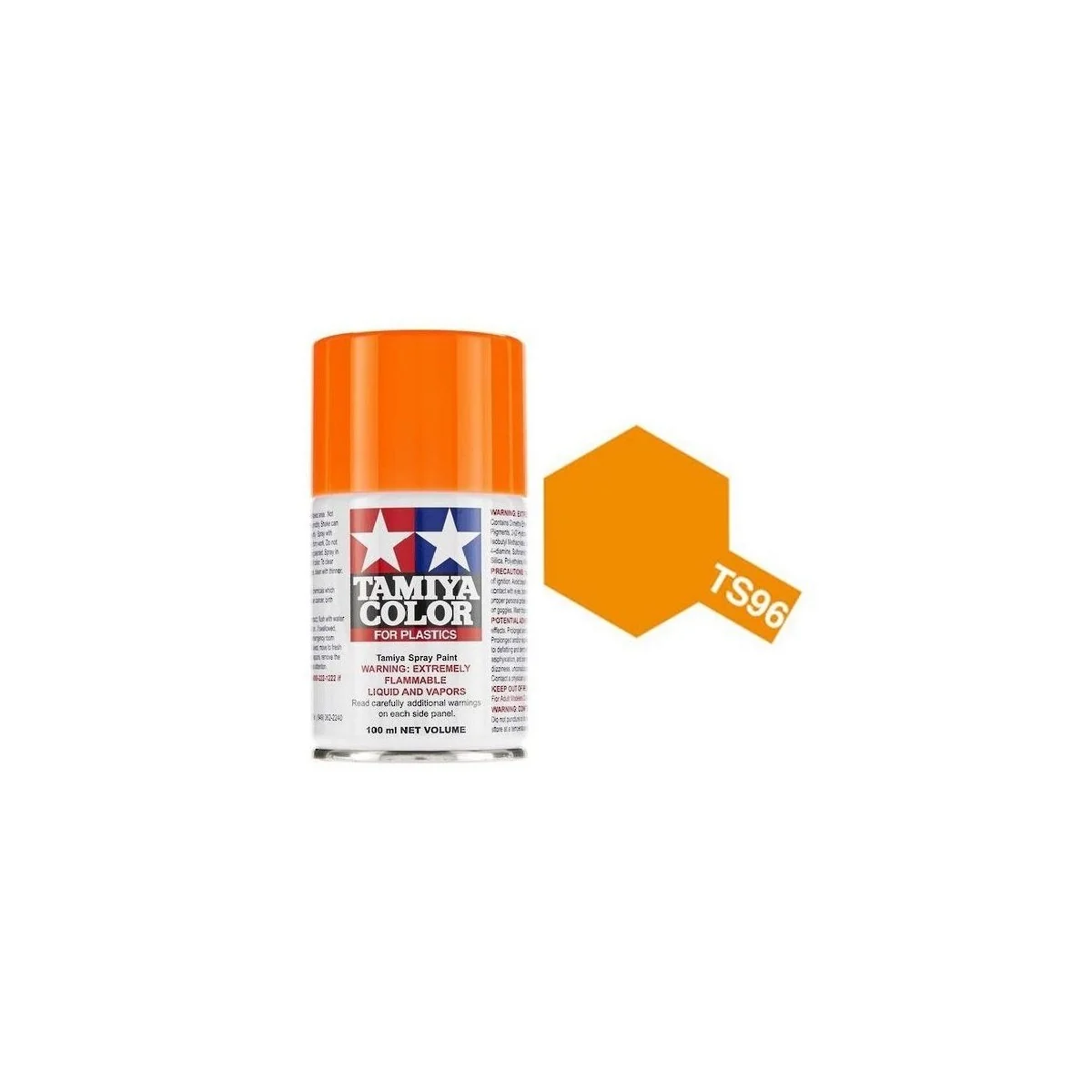 Paint bomb Orange Fluo TS96 Tamiya - 85096 Paint bomb Orange Fluo TS96 Tamiya - 85096