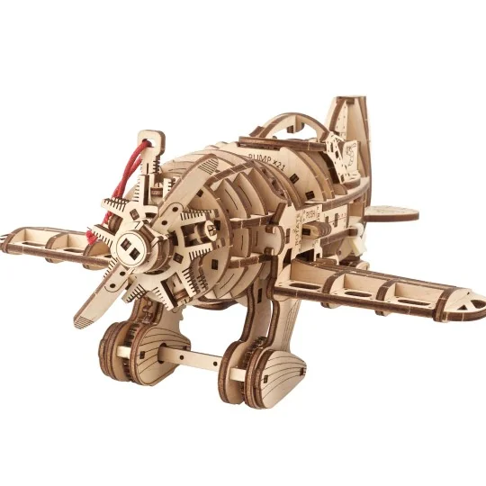 Airplane Mad Hornet Puzzle 3D wood UGEARS UGEARS UG-70183 - 1 UG-70183-Airplane Mad Hornet Puzzle 3D wood UGEARS - UG-70183