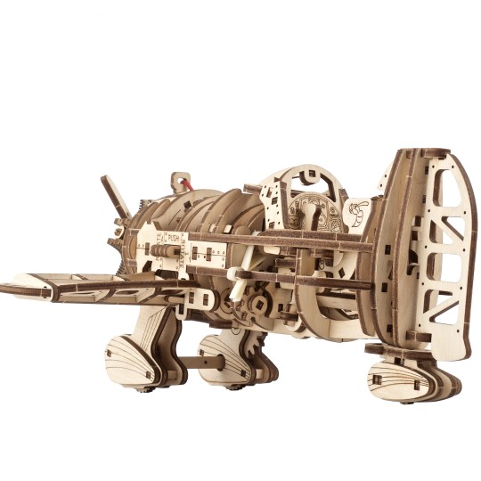 UG-70183-Airplane Mad Hornet Puzzle 3D wood UGEARS