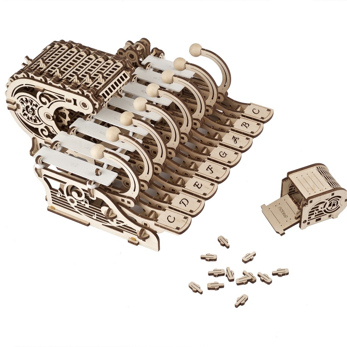 Piano Celesta Puzzle 3D wood UGEARS UGEARS UG-70178 - 4