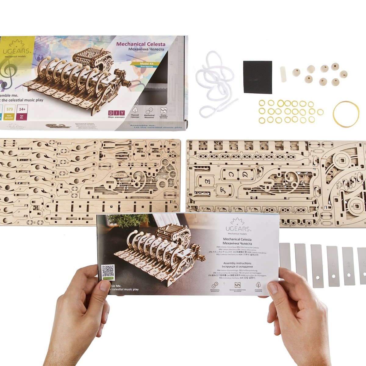Piano Célesta Puzzle 3D bois UGEARS UGEARS UG-70178 - 10