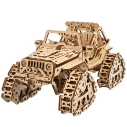 UGEARS Wooden Puzzle 3D Tracked All-Terrain Vehicle UGEARS UG-70204 - 1