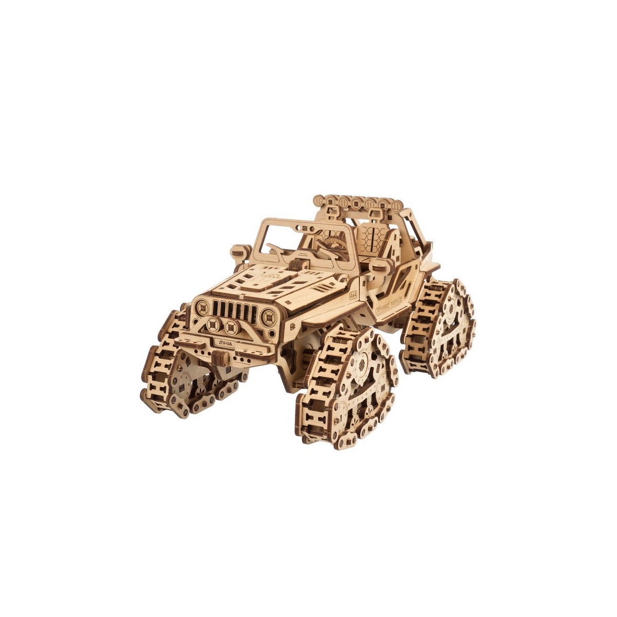 UGEARS Wooden Puzzle 3D Tracked All-Terrain Vehicle UGEARS UG-70204 - 1 UGEARS Wooden Puzzle 3D Tracked All-Terrain Vehicle UGEARS UG-70204 - 1