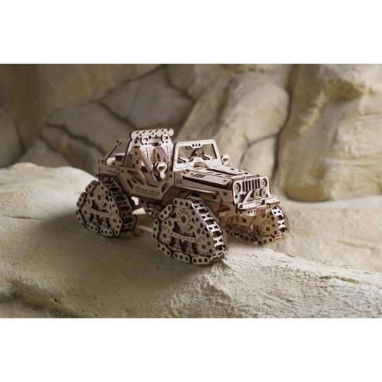 UGEARS Wooden Puzzle 3D Tracked All-Terrain Vehicle UGEARS UG-70204 - 10 UG-70204-UGEARS Wooden Puzzle 3D Tracked All-Terrain Vehicle - UG-70204